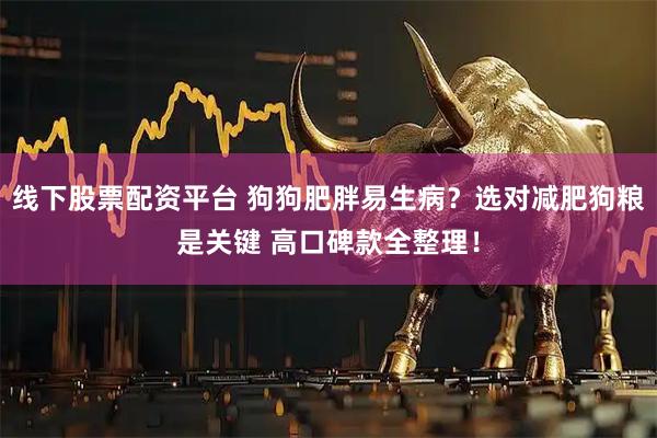 线下股票配资平台 狗狗肥胖易生病？选对减肥狗粮是关键 高口碑款全整理！