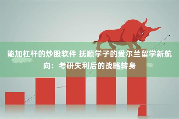 能加杠杆的炒股软件 抚顺学子的爱尔兰留学新航向：考研失利后的战略转身